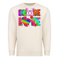 Sandshell choose love (lesbian) Premium Sweatshirt - HRA Design Shop