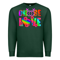 Sports Green choose love (lesbian) Premium Sweatshirt - HRA Design Shop
