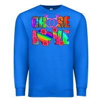 True Royal choose love (lesbian) Premium Sweatshirt - HRA Design Shop