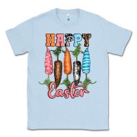 Dusty Blue Happy Easter Classic Tee - RanaPortraitStore