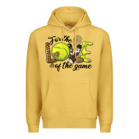 Antique Gold for the love of the game tennis Premium Hoodie - BarkalooDesign