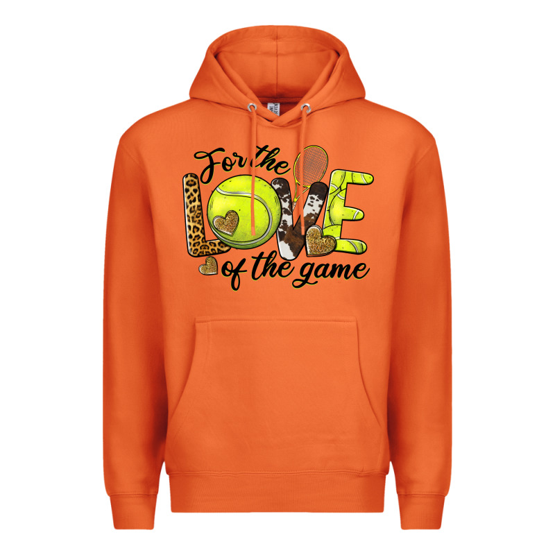 For The Love Of The Game Tennis Premium Hoodie by BarkalooDesign | Teevron