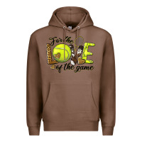 Chestnut for the love of the game tennis Premium Hoodie - BarkalooDesign