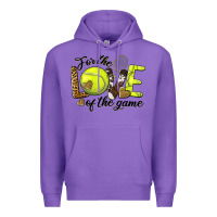 Purple for the love of the game tennis Premium Hoodie - BarkalooDesign