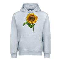 Heather Grey mammoth sunflower Urban Hoodie - LillyAllenDesigns