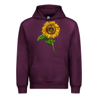 Mauve Wine mammoth sunflower Urban Hoodie - LillyAllenDesigns