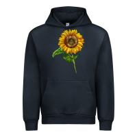 Navy mammoth sunflower Urban Hoodie - LillyAllenDesigns