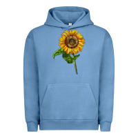 Pigment Pebble Blue mammoth sunflower Urban Hoodie - LillyAllenDesigns
