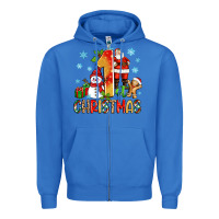 True Royal 1st christmas santa and snowman Zipper Hoodie - Zillion Design Studio