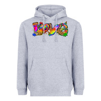 Heather Grey love autism Heavyweight Hoodie - Zillion Design Studio