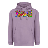 Lavender love autism Heavyweight Hoodie - Zillion Design Studio