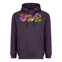 Plum love autism Heavyweight Hoodie - Zillion Design Studio