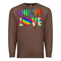 Chestnut choose love (gay) Premium Sweatshirt - HRA Design Shop