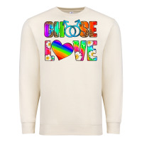 Sandshell choose love (gay) Premium Sweatshirt - HRA Design Shop