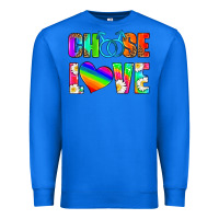 True Royal choose love (gay) Premium Sweatshirt - HRA Design Shop