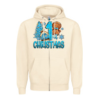 Sandshell 1st christmas gingerbread boy Zipper Hoodie - Zillion Design Studio