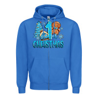 True Royal 1st christmas gingerbread boy Zipper Hoodie - Zillion Design Studio