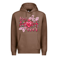 Chestnut best mom ever Premium Hoodie - NancyCooperArtShop