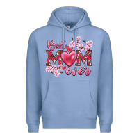 Colony Blue best mom ever Premium Hoodie - NancyCooperArtShop