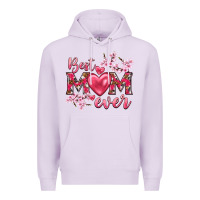 Lilac best mom ever Premium Hoodie - NancyCooperArtShop