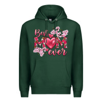 Sports Green best mom ever Premium Hoodie - NancyCooperArtShop