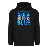Black in april we wear blue autism gnomes Heavyweight Hoodie - Zillion Design Studio