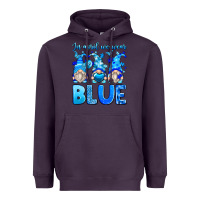 Plum in april we wear blue autism gnomes Heavyweight Hoodie - Zillion Design Studio