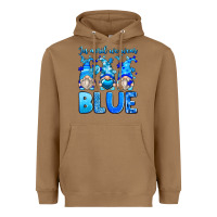 Toasted Coconut in april we wear blue autism gnomes Heavyweight Hoodie - Zillion Design Studio