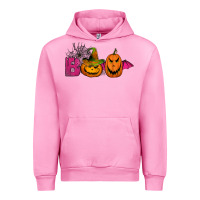 Fuchsia Pink boo pumpkins Urban Hoodie - Jasminsmagicworld