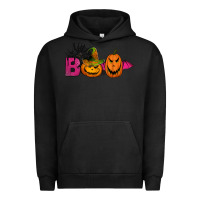 Pigment Black boo pumpkins Urban Hoodie - Jasminsmagicworld