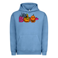 Pigment Pebble Blue boo pumpkins Urban Hoodie - Jasminsmagicworld