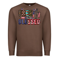 Chestnut free and blessed Premium Sweatshirt - CowhideDigitalArt