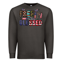Smoke free and blessed Premium Sweatshirt - CowhideDigitalArt