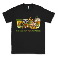 Black Obsessive cow disorder coffee cups Classic Tee - texasbilliewilder