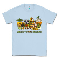 Dusty Blue Obsessive cow disorder coffee cups Classic Tee - texasbilliewilder