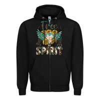 Black western boho free spirit Zipper Hoodie - texasbilliewilder