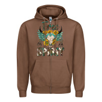 Chestnut western boho free spirit Zipper Hoodie - texasbilliewilder