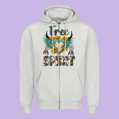 Zipper Hoodie western boho free spirit
