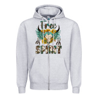Heather Grey western boho free spirit Zipper Hoodie - texasbilliewilder