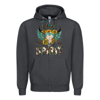 Smoke western boho free spirit Zipper Hoodie - texasbilliewilder