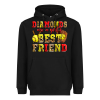 Black diamonds are a girl's best friend softball Heavyweight Hoodie - Zillion Design Studio