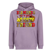Lavender diamonds are a girl's best friend softball Heavyweight Hoodie - Zillion Design Studio