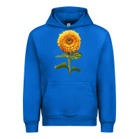 Cobalt gummy bear sunflower Urban Hoodie - LillyAllenDesigns