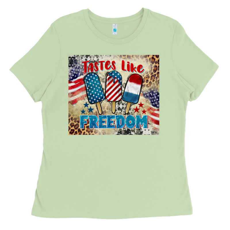 Tastes Like Freedom 4th Of July Ladies Tee by BarkalooDesign | Teevron