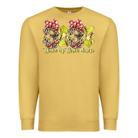 Antique Gold three up theree down softball Premium Sweatshirt - RacoonDesign