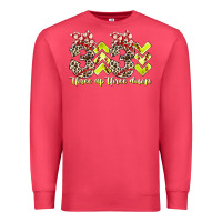 Cardinal three up theree down softball Premium Sweatshirt - RacoonDesign