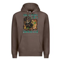 Coffee life is better with a dachshund Premium Hoodie - BarkalooDesign