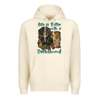Sandshell life is better with a dachshund Premium Hoodie - BarkalooDesign