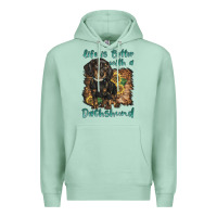 Seafoam life is better with a dachshund Premium Hoodie - BarkalooDesign