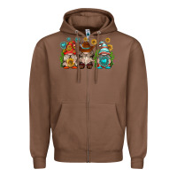 Chestnut western gnomies Zipper Hoodie - texasbilliewilder